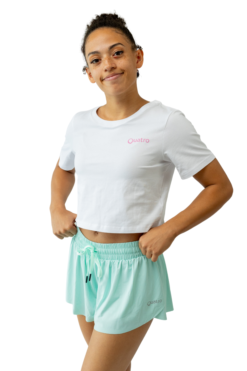Pastel Mint Butterfly shorts