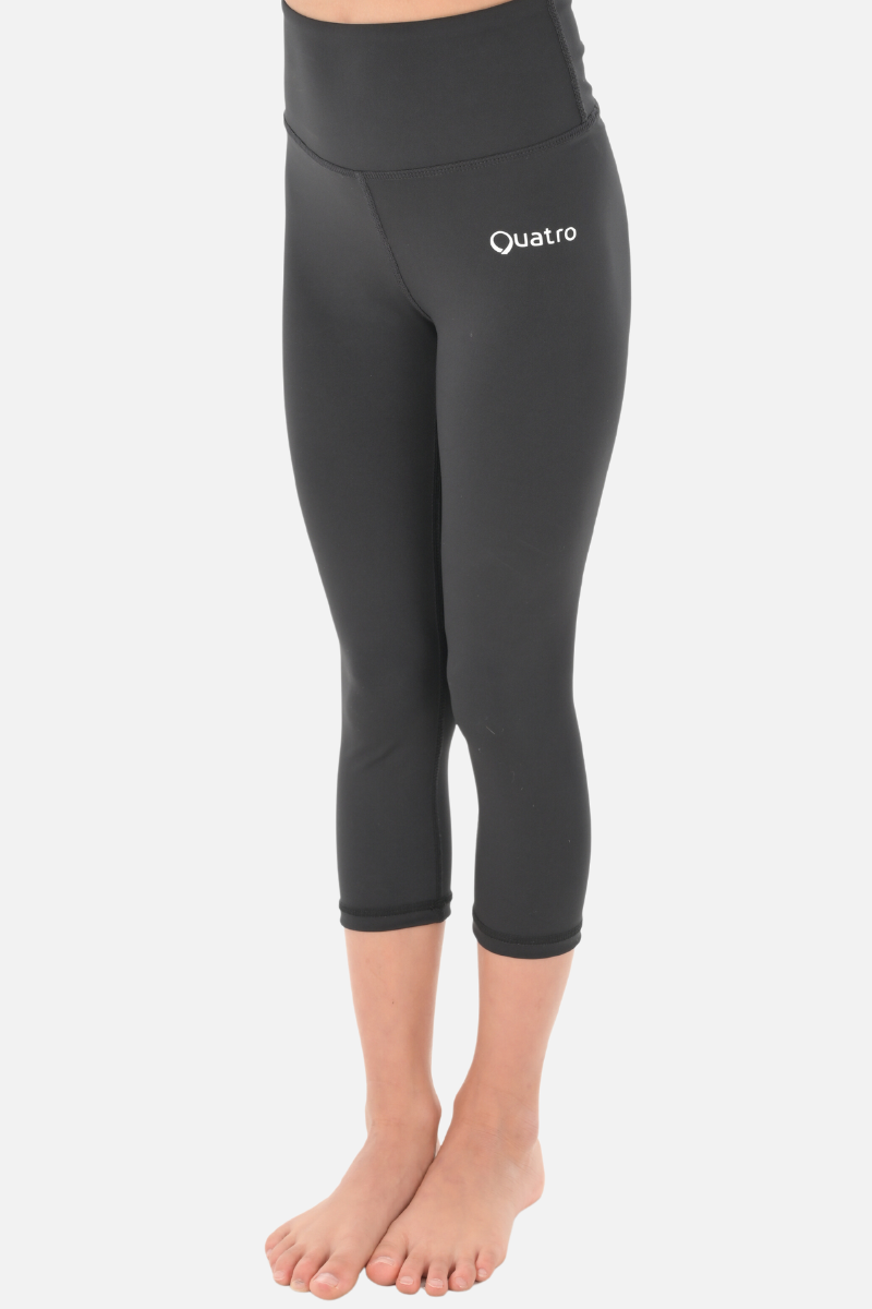 Black Yoga Fit Capri Leggings