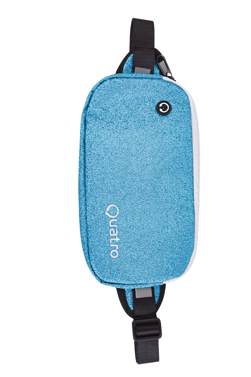 Blue Glitter Backpack - simple - Quatro Gymnastics UK