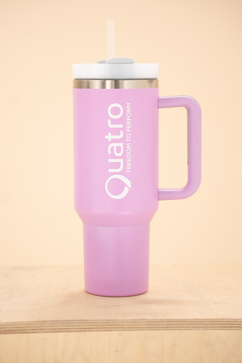 Quatro Tumbler with Straw