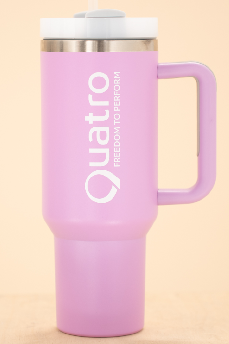 Quatro Tumbler with Straw
