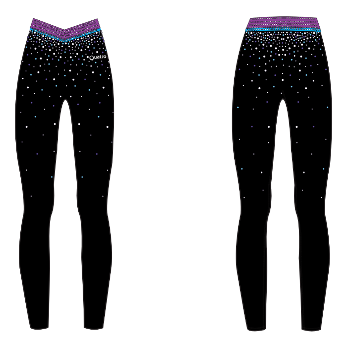 Swansea Falcons Cheer 25 Pom Leggings