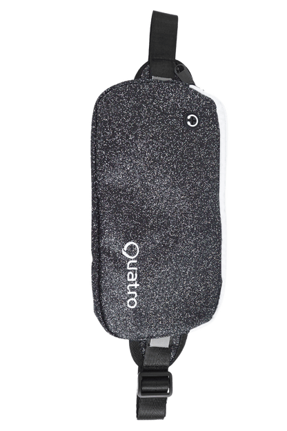 Black Glitter Backpack - simple - Quatro Gymnastics UK