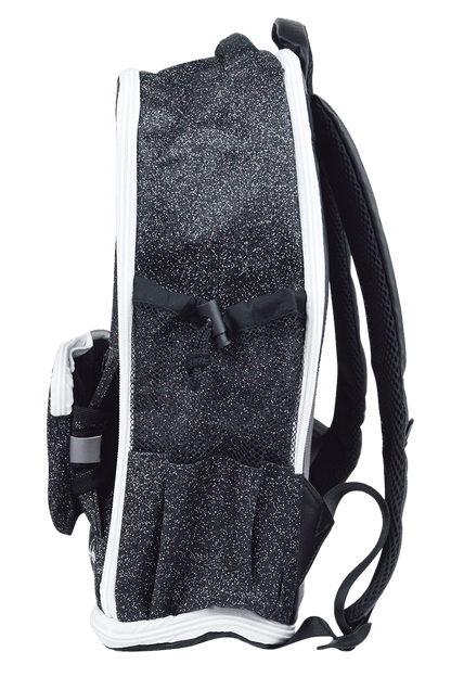 Black Glitter Backpack - simple - Quatro Gymnastics UK