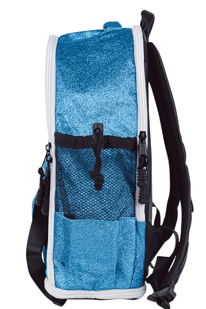 Blue Glitter Backpack - simple - Quatro Gymnastics UK