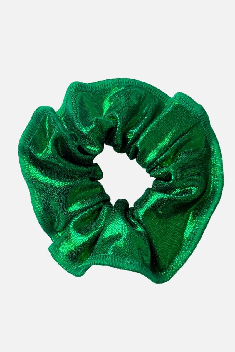 Kelly Green Scrunchie - simple - Quatro Gymnastics UK