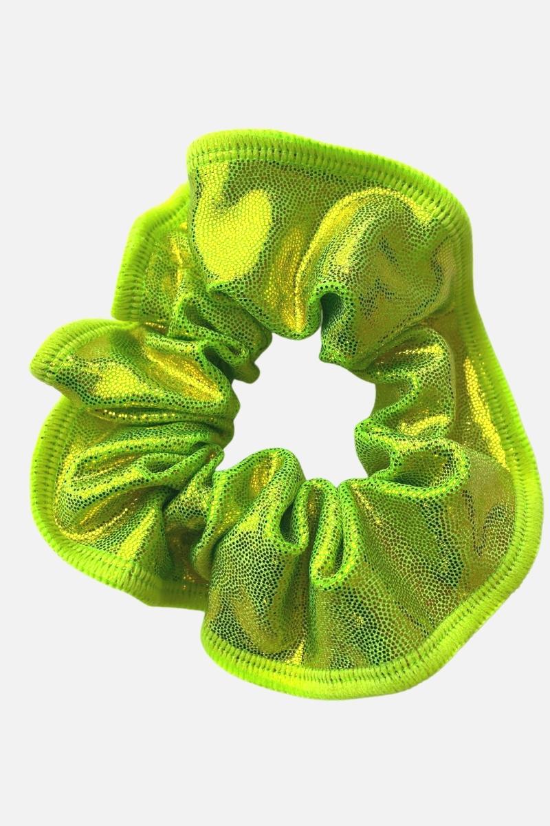 Lime Scrunchie - simple - Quatro Gymnastics UK