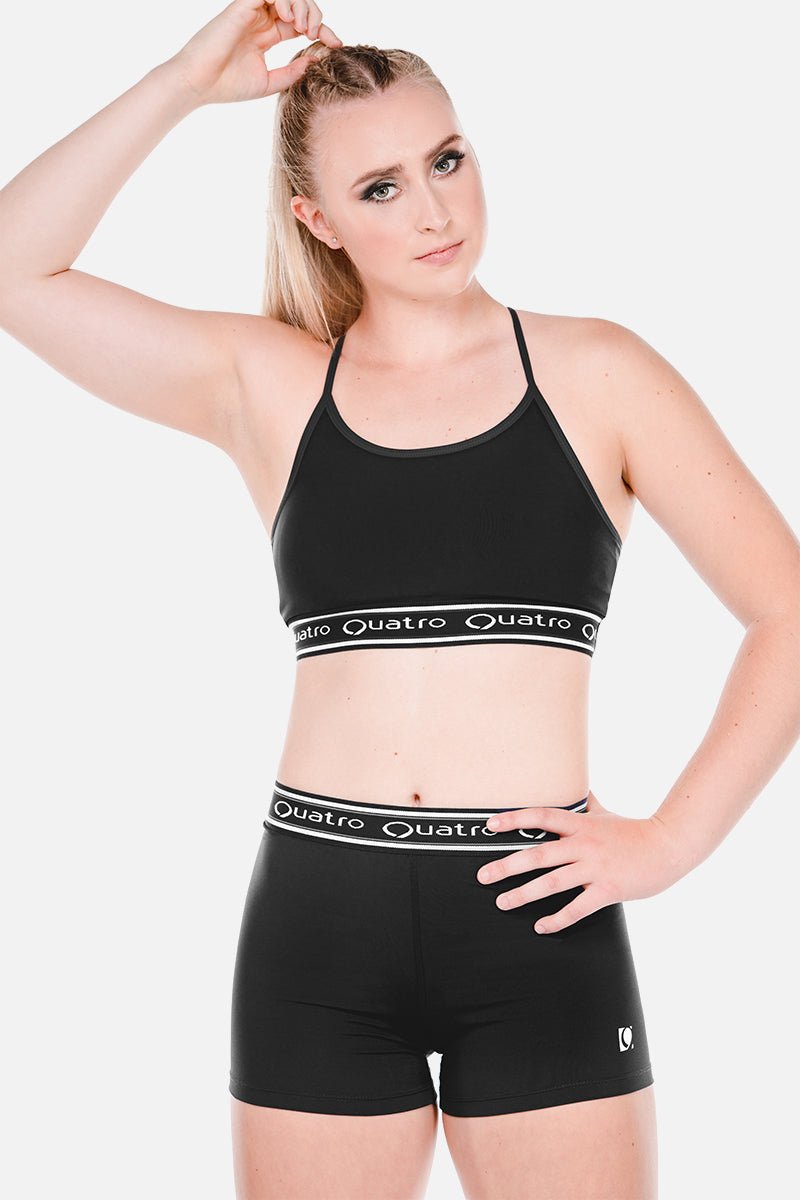 Movement Black Shorts - configurable - Quatro Gymnastics UK
