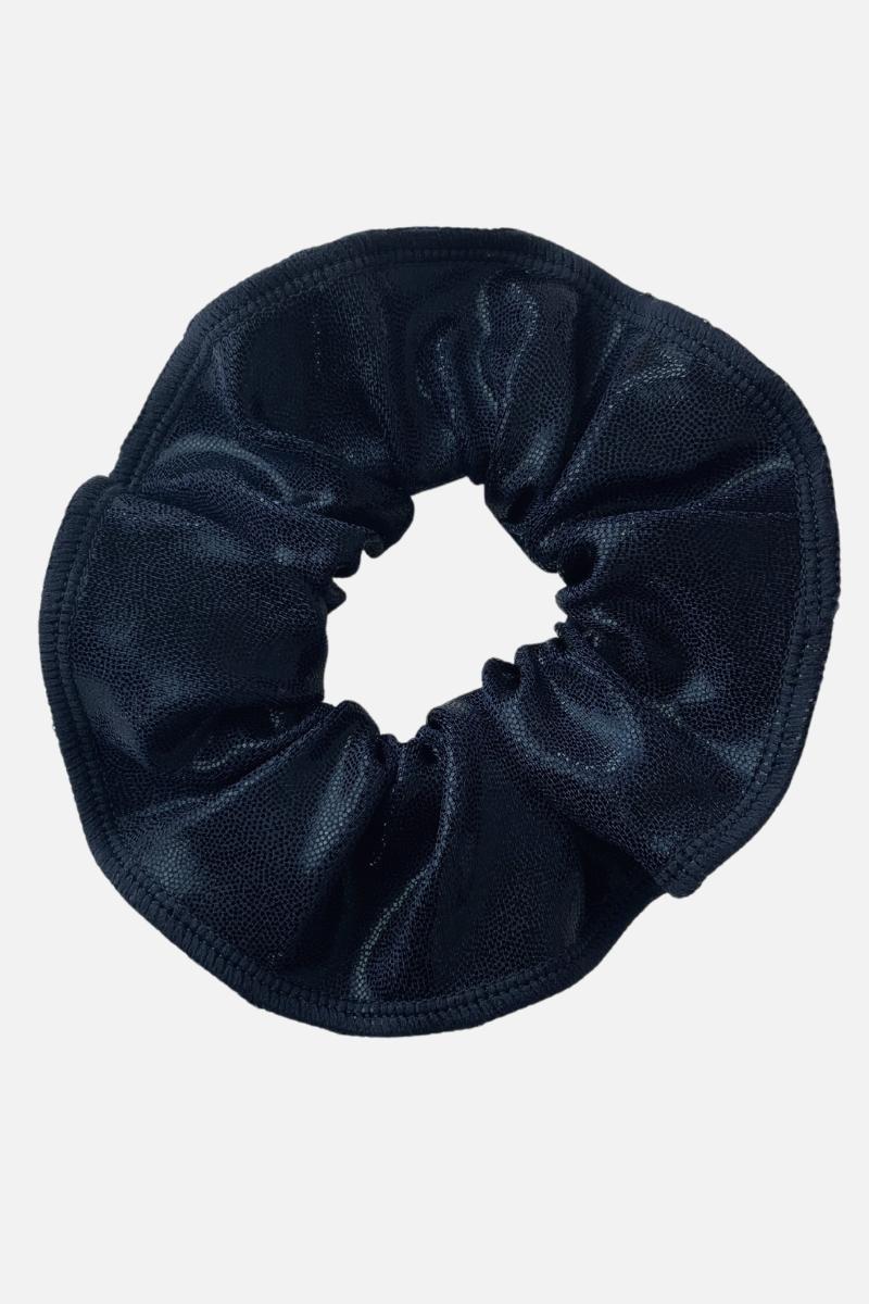 Navy Scrunchie - simple - Quatro Gymnastics UK