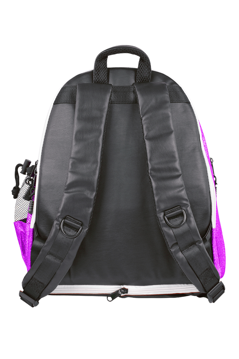 Purple Glitter Backpack - simple - Quatro Gymnastics UK