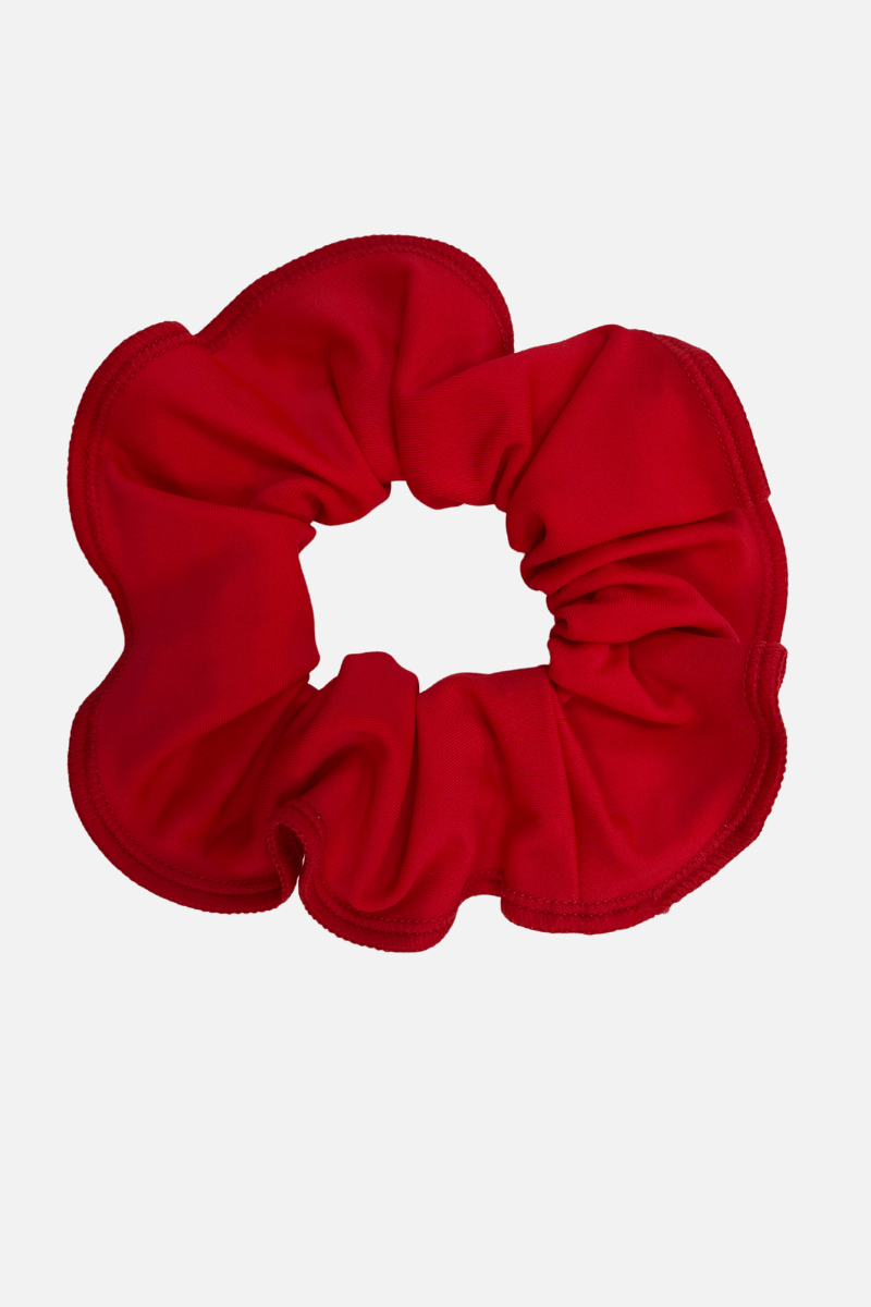 Red Lycra Scrunchie - Configurable - Quatro Gymnastics UK