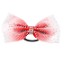 Red Ombre Rhinestone Bow - simple - Quatro Gymnastics UK