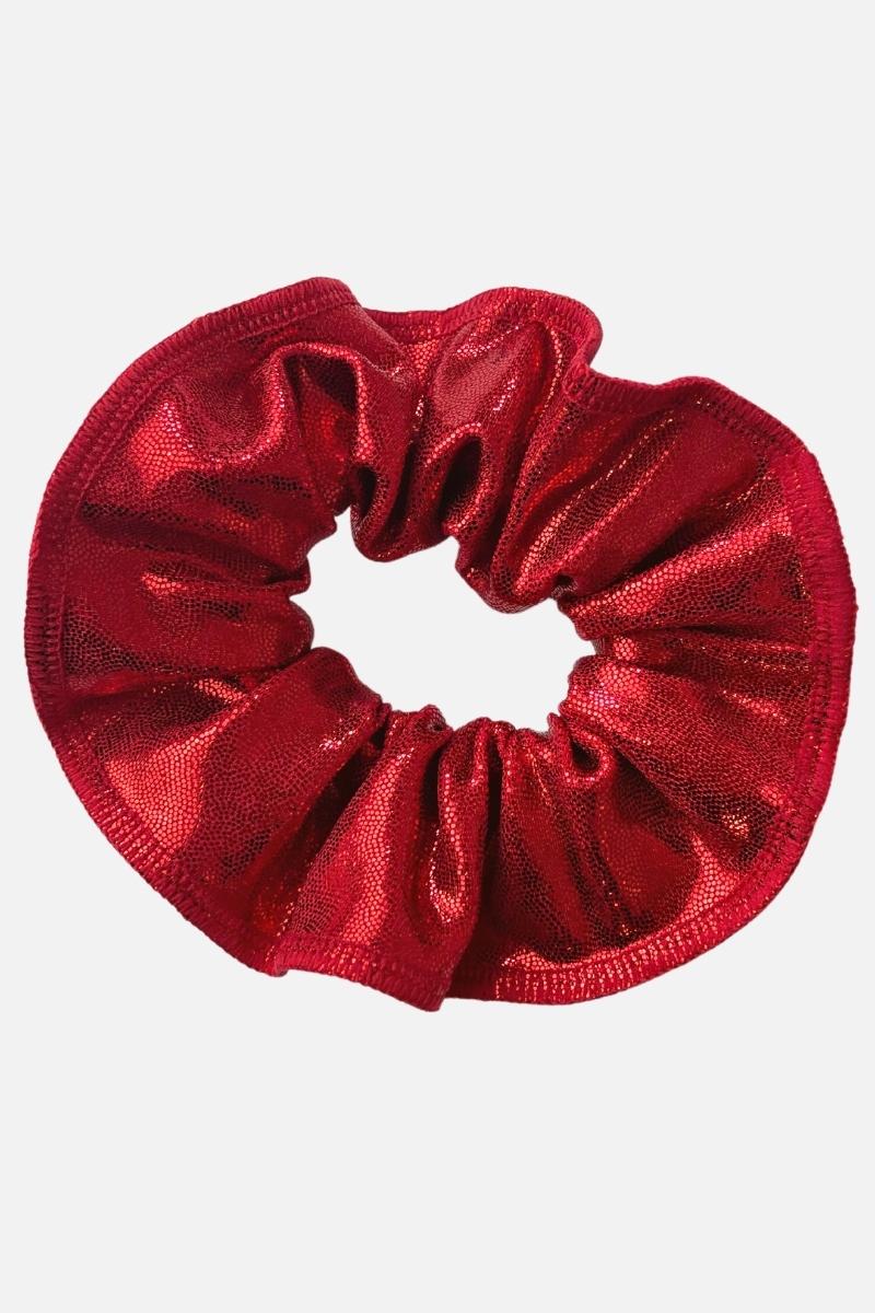 Red Scrunchie - simple - Quatro Gymnastics UK