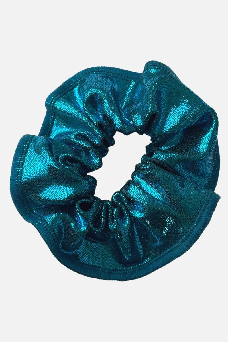 Teal Scrunchie - simple - Quatro Gymnastics UK
